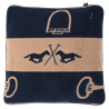Coussin HV Polo Gwenny print - Marine / camel