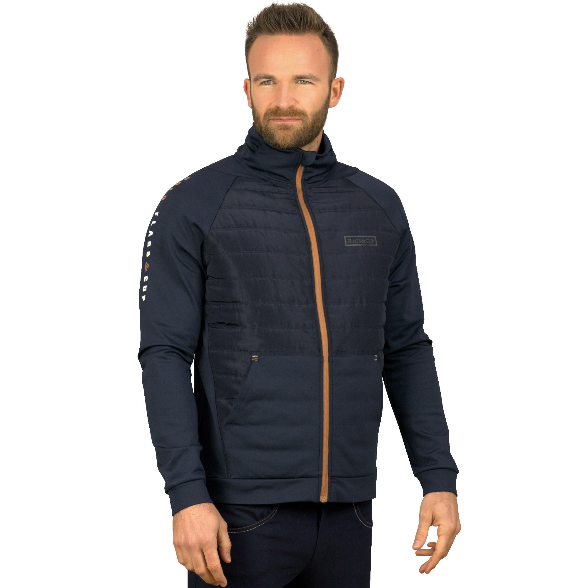 Veste Homme Aerolito Flags & Cup Bleu marine