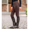 Legging d'équitation thermique ELT Rica en polaire bouclette femme - Acajou