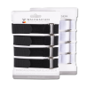 Fixations élastiques Waldhausen pour bandages par 4 - Blanc