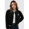 Bomber Sweater Harcour Agathe - Noir