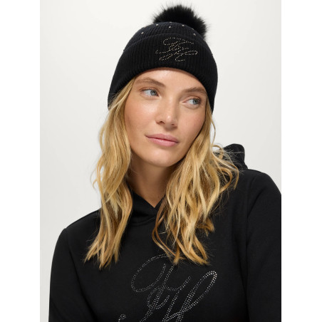 Bonnet pompon femme Strass Daly Tommy Hilfiger Equestrian