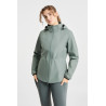 Veste d’équitation Horze Fiora légère imperméable femme - Vert milieu