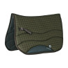 Tapis de selle Scafarda Sympanova coton Burioni - Vert