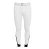 Pantalon homme slim fit avec grip au genou Equestro - Blanc