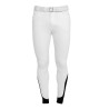Pantalon homme slim fit full grip Equestro - Blanc