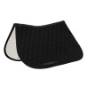Tapis de selle de saut matelassé en oignon Equestro - Noir