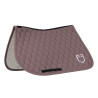 Tapis de selle de saut matelassé en oignon Equestro - Antler / violet feutré