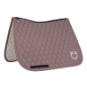 Tapis de dressage matelassé à oignons Equestro - Antler / violet feutré