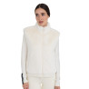 Veste sans manches femme en fausse fourrure Equestro - Blanc antique