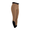Pantalon femme taille haute full grip monogramme Equestro - Marron tabac