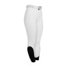 Pantalon femme full grip taille haute en tissu technique bi-stretch Equestro - Blanc