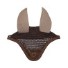Bonnet en crochet avec strass Equestro - Liqueur de café