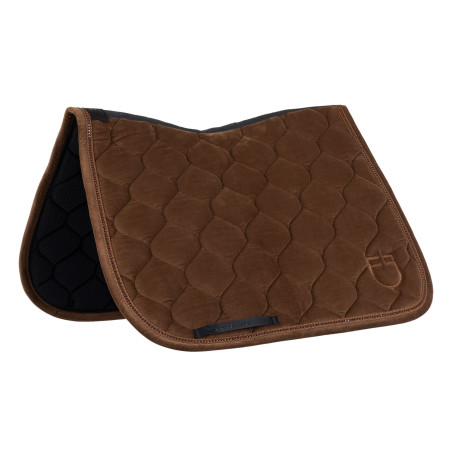 Tapis de dressage effet daim avec strass Equestro