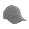 Casquette unisexe de baseball en laine Equestro - Mélange gris