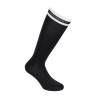 Chaussettes femme avec inserts en Lurex Equestro - Noir