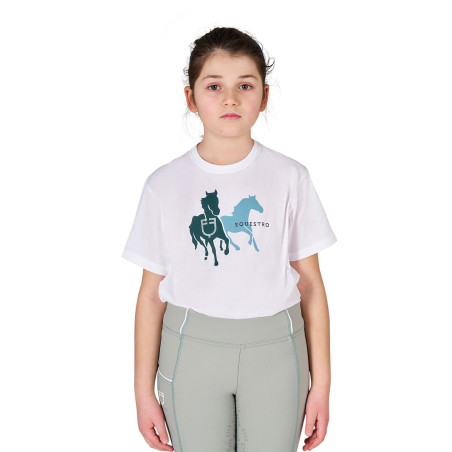 T-shirt enfant en coton respirant Equestro