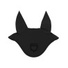 Bonnet en tissu technique avec oreilles profilées Equestro - Noir