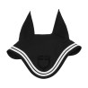 Bonnet Double Stripes en tissu technique Equestro - Noir