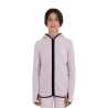 Sweat polaire zippé unisexe pour enfants Equestro - Violet feutré