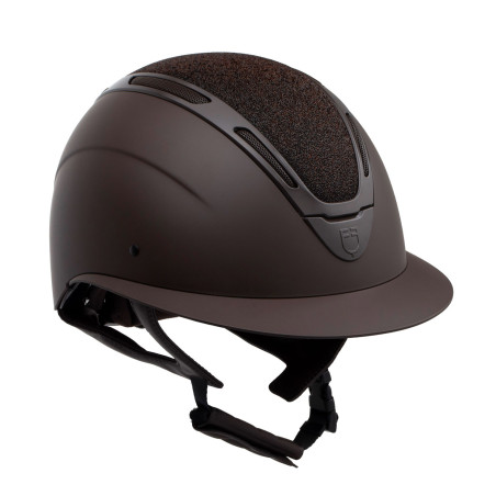 Casque Apocalypse femme coque mate et strass homologation Astm F1163-23 Equestro