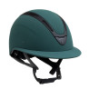 Casque Apocalypse femme coque recouverte de tissu homologation ASTM F1163-23 Equestro - Bosquet de pins
