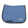 Tapis de selle Pénélope Classique - Bleu canard / noir