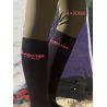 Chaussettes Le Sabotier 2 paires - Noir / corail