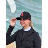 Casquette Le Sabotier Mario - Noir / logo corail