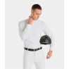 Chemise de compétition d'équitation Aeris manches longues homme Horse Pilot - Blanc