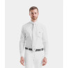 Chemise manches longues de concours d'équitation Design homme Horse Pilot - Blanc