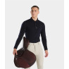 Polo Merinos en laine de mérinos homme Horse Pilot - Dark night