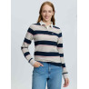 Polo rugby LeMieux femme - Stone