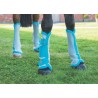 Guêtres anti mouches Fly turnout Shires - Bleu sarcelle