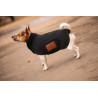 Couverture pour chien polaire Diagonal Paddock - Noir