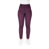 Legging Je t'aime Equithème Neva femme - Prune