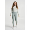 Legging thermique hybride Horze Anya full grip - Vert milieu