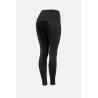 Pantalon d'équitation Anya fonctionnel femme avec fond en imitation suédée Horze - Noir