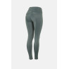 Pantalon d'équitation Anya femme avec grip aux genoux Horze - Vert urban chic