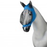 Masque anti-insectes Soft Stretch Horze - Bleu