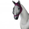 Masque anti-insectes Soft Stretch Horze - Rouge foncé