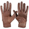 Gants cuir et mesh femme Horze - Marron