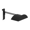 Porte-brides en acier 20 cm x ETMPS505 Equestro - Noir