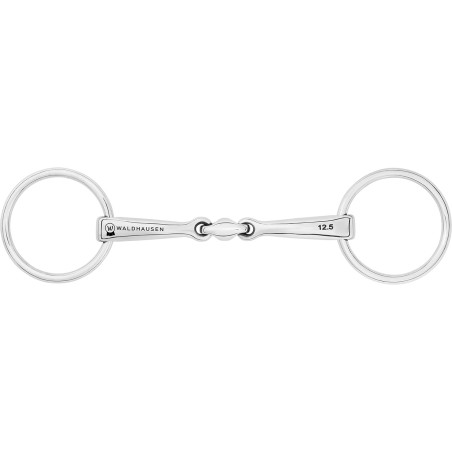 Mors de filet de bride brisure double