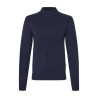 Pull tricoté à col roulé homme KLmitchel Kingsland - Marine