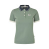 Polo femme en piqué KLLaura Kingsland - Vert agave