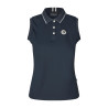 Polo sans manche femme en piqué KLLaura Kingsland - Marine