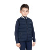 Veste sans manches Equestro technique enfant col en maille - Marine blazer