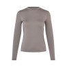 T-shirt d’entraînement femme à col rond KLLea Kingsland - Marron fer