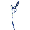 Licol + longe Hobby Horse Pony Academy - Bleu roi
